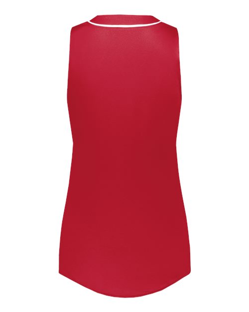 Girls' Cutter Jersey - Scarlet/ White