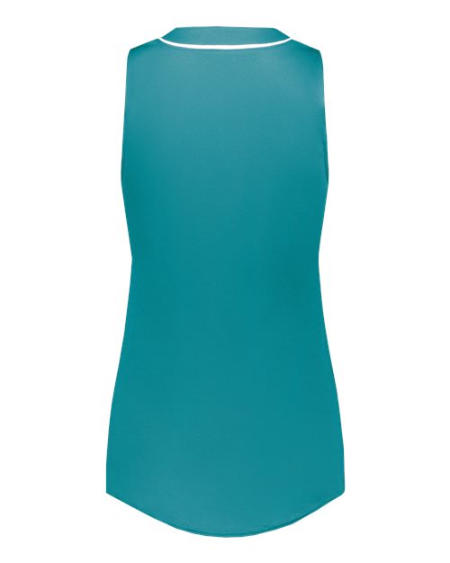 Girls' Cutter Jersey - Teal/ White