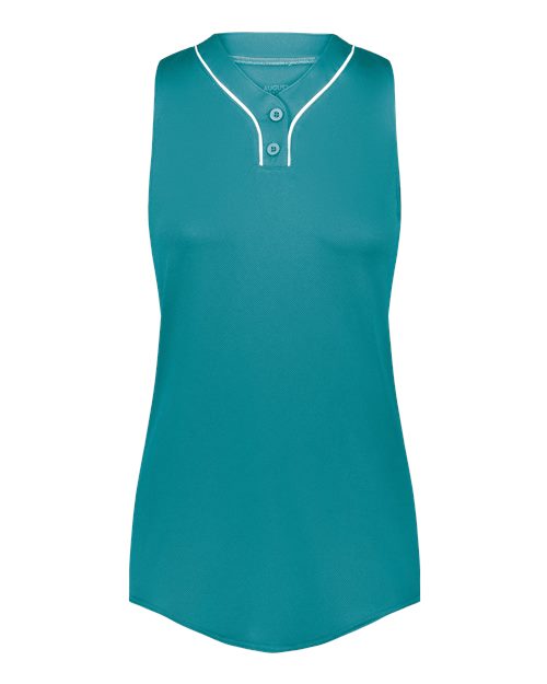 Girls' Cutter Jersey - Teal/ White