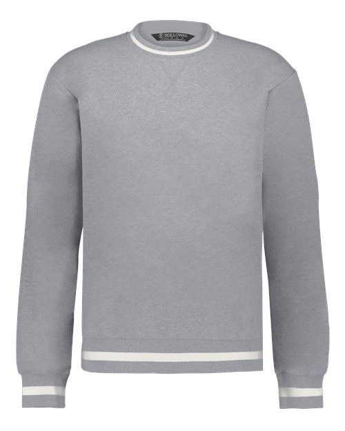 Unisex Heritage Prep Crewneck Sweatshirt - Athletic Heather/ Vanilla