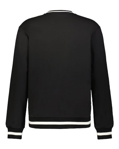 Unisex Heritage Prep Crewneck Sweatshirt - Black/ Vanilla