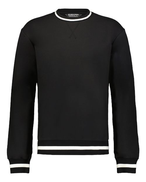 Unisex Heritage Prep Crewneck Sweatshirt - Black/ Vanilla