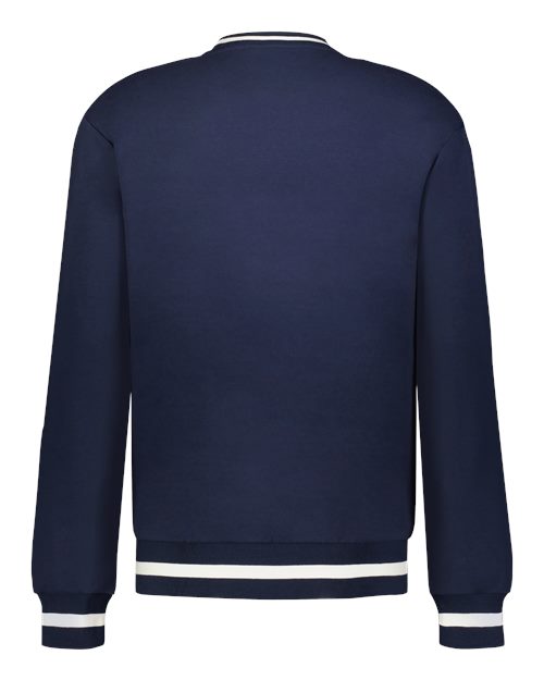Unisex Heritage Prep Crewneck Sweatshirt - Navy/ Vanilla