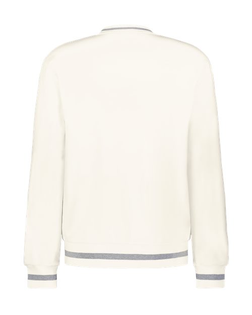Unisex Heritage Prep Crewneck Sweatshirt - Vanilla/ Athletic Heather