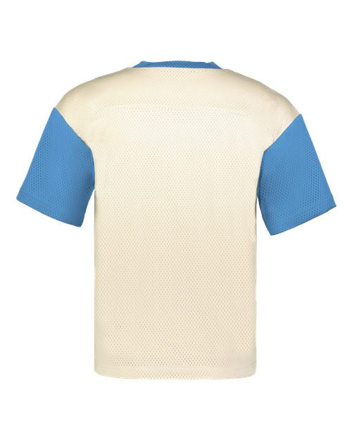 Unisex Prep Street Fan Jersey - Alabaster/ Columbia Blue