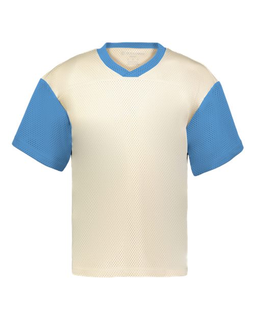 Unisex Prep Street Fan Jersey - Alabaster/ Columbia Blue