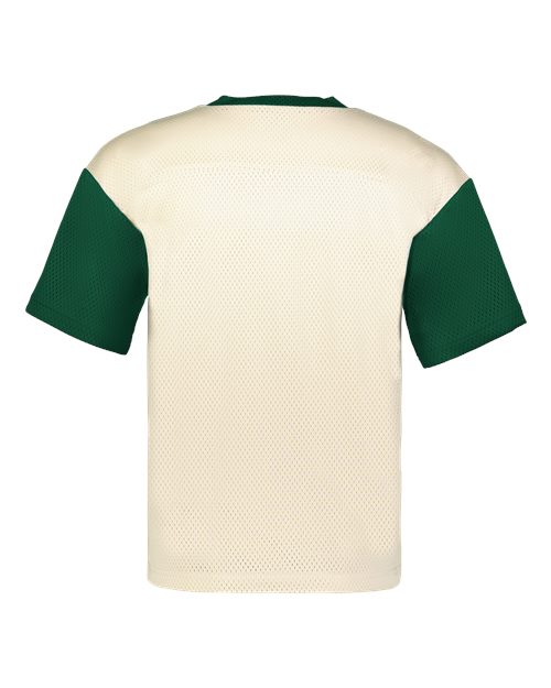 Unisex Prep Street Fan Jersey - Alabaster/ Dark Green