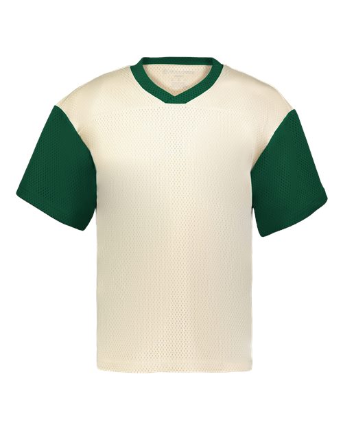 Unisex Prep Street Fan Jersey - Alabaster/ Dark Green