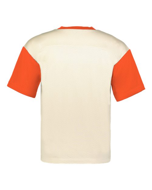 Unisex Prep Street Fan Jersey - Alabaster/ Orange
