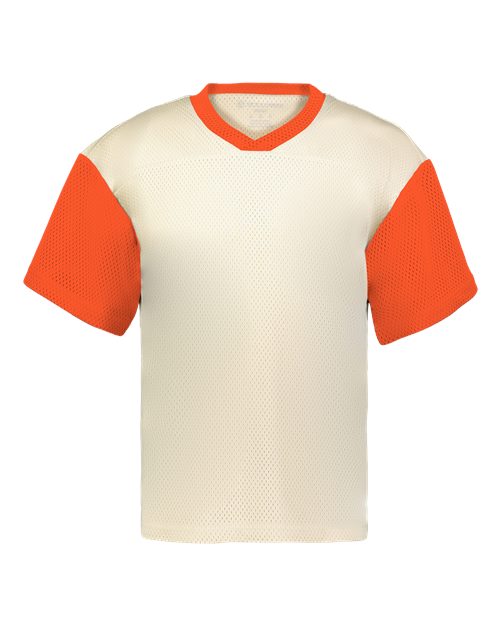 Unisex Prep Street Fan Jersey - Alabaster/ Orange