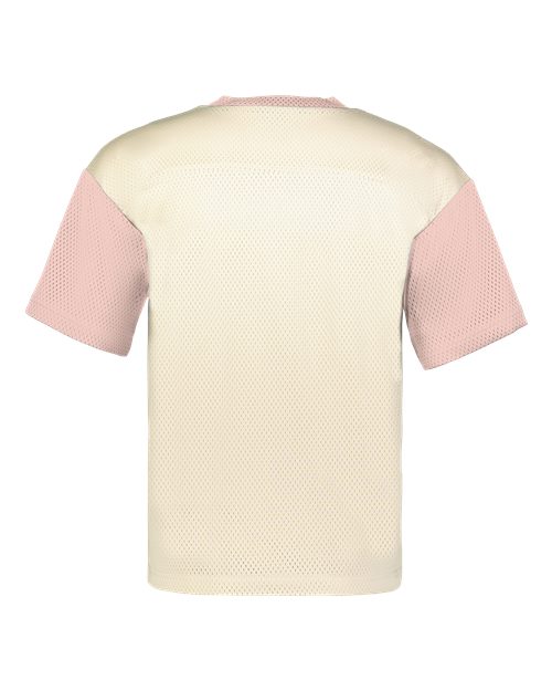 Unisex Prep Street Fan Jersey - Alabaster/ Petal Pink