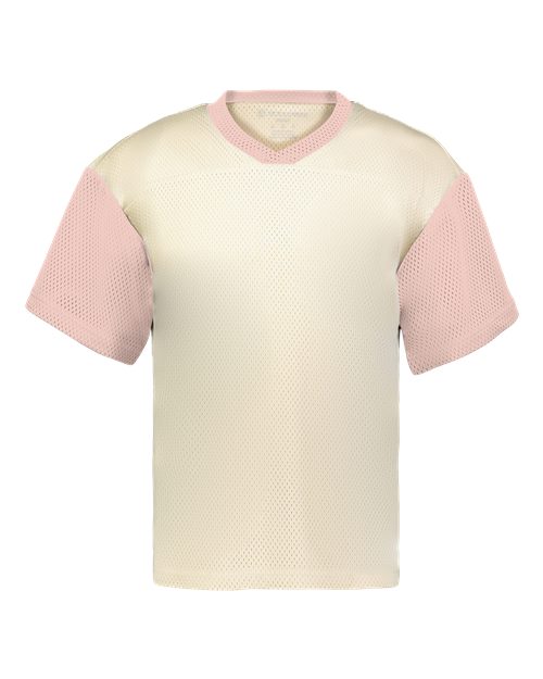 Unisex Prep Street Fan Jersey - Alabaster/ Petal Pink