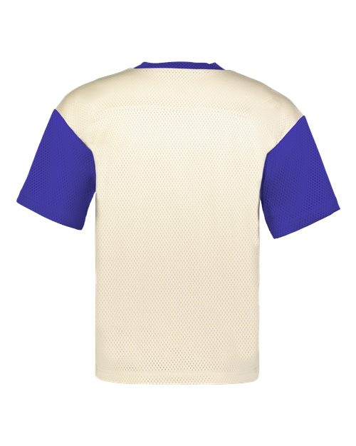 Unisex Prep Street Fan Jersey - Alabaster/ Purple