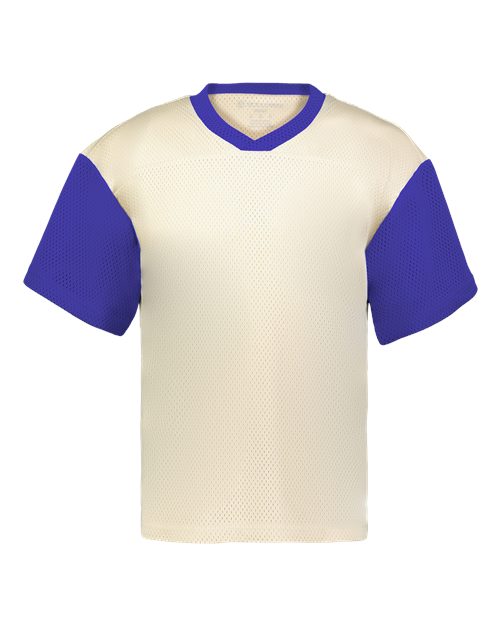 Unisex Prep Street Fan Jersey - Alabaster/ Purple