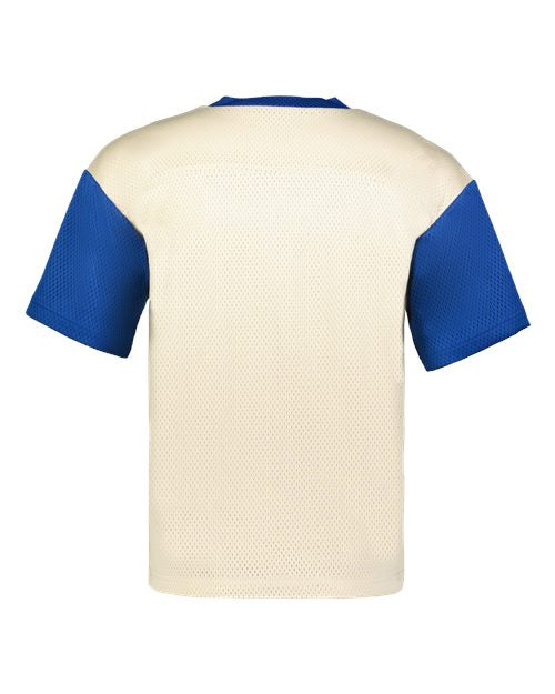 Unisex Prep Street Fan Jersey - Alabaster/ Royal