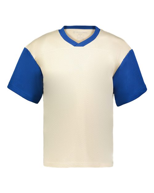Unisex Prep Street Fan Jersey - Alabaster/ Royal