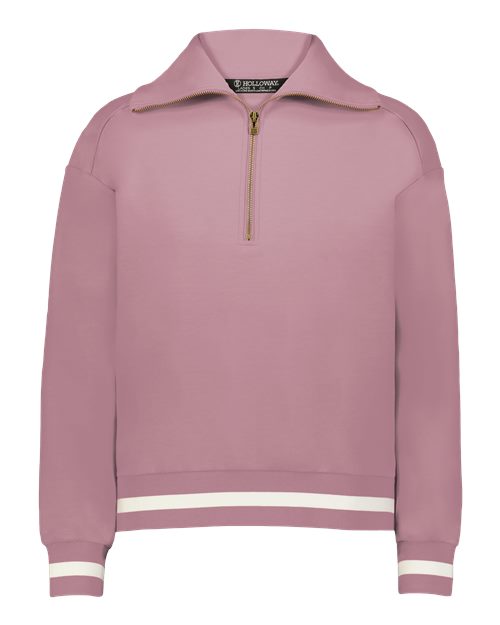 Women's Heritage Prep Quarter-Zip Pullover - Rosewood/ Vanilla