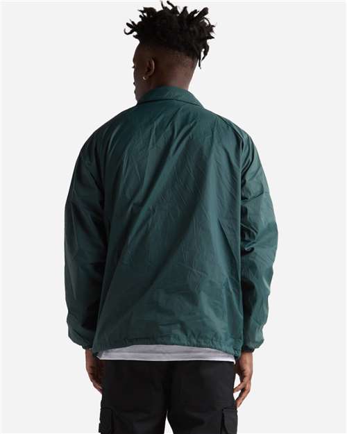 Unisex Coaches Jacket - Hunter Green