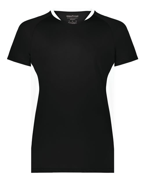 Unisex Octane Soccer Jersey - Black/ White
