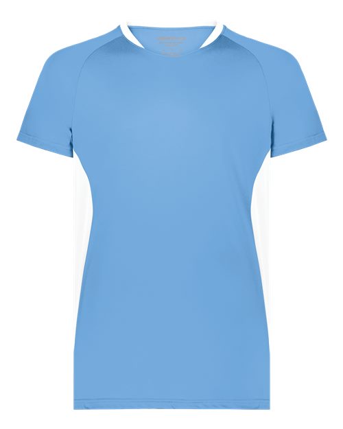 Unisex Octane Soccer Jersey - Columbia Blue/ White