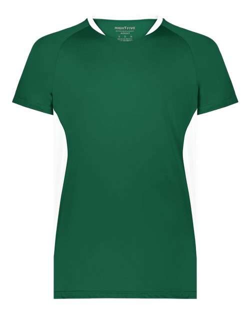 Unisex Octane Soccer Jersey - Dark Green/ White