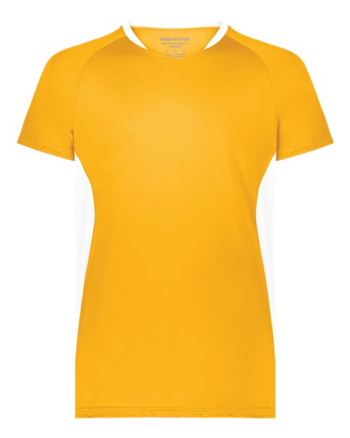 Unisex Octane Soccer Jersey - Gold/ White