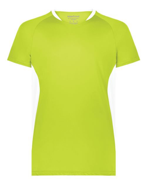 Unisex Octane Soccer Jersey - Lime/ White