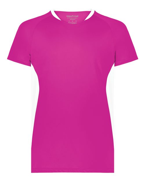 Unisex Octane Soccer Jersey - Power Pink/ White
