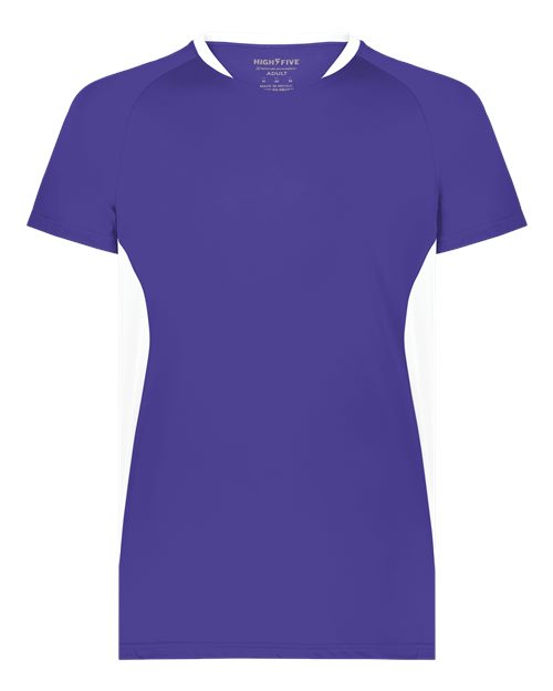 Unisex Octane Soccer Jersey - Purple/ White
