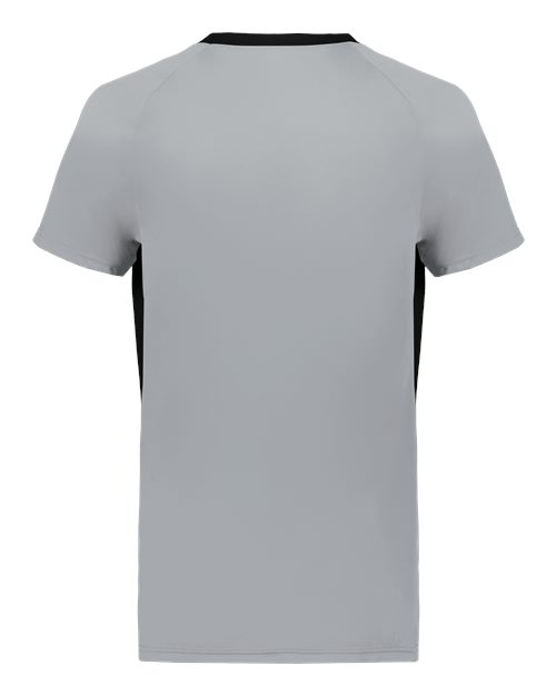 Unisex Octane Soccer Jersey - Silver/ Black