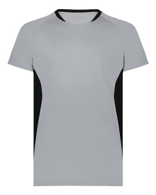 Unisex Octane Soccer Jersey - Silver/ Black