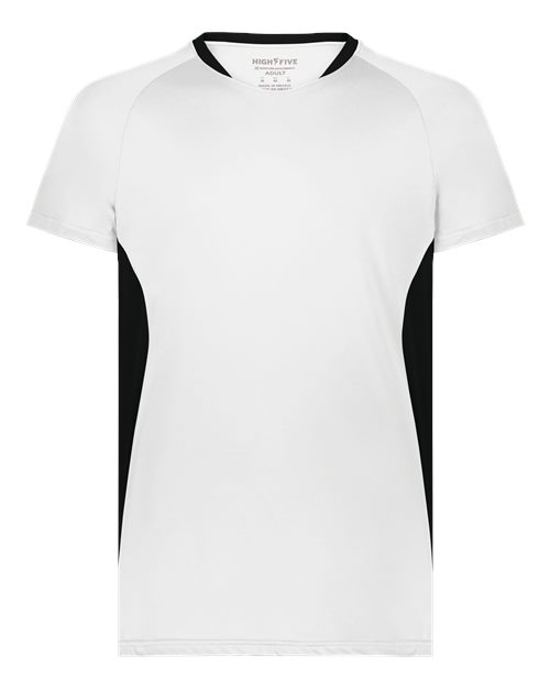 Unisex Octane Soccer Jersey - White/ Black