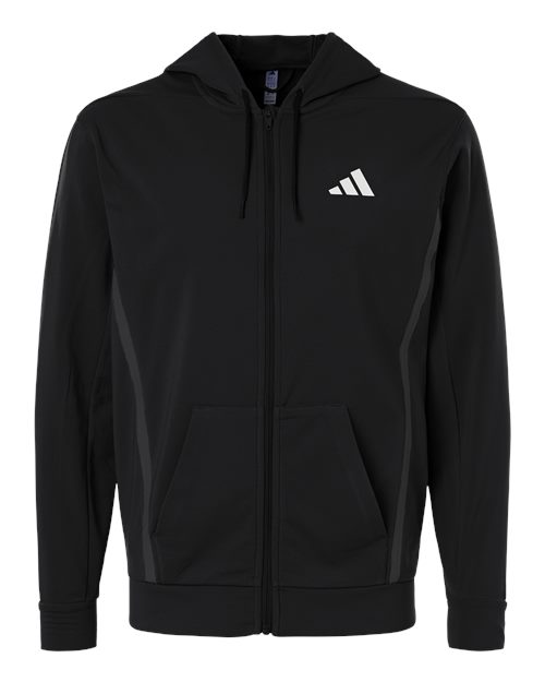 Men's Game & Go Fleece Full-Zip Hooded Sweatshirt - Black