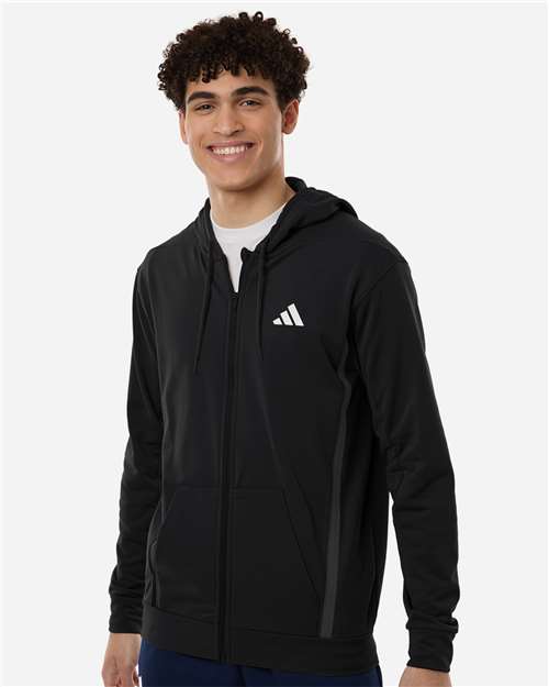 Men's Game & Go Fleece Full-Zip Hooded Sweatshirt - Black
