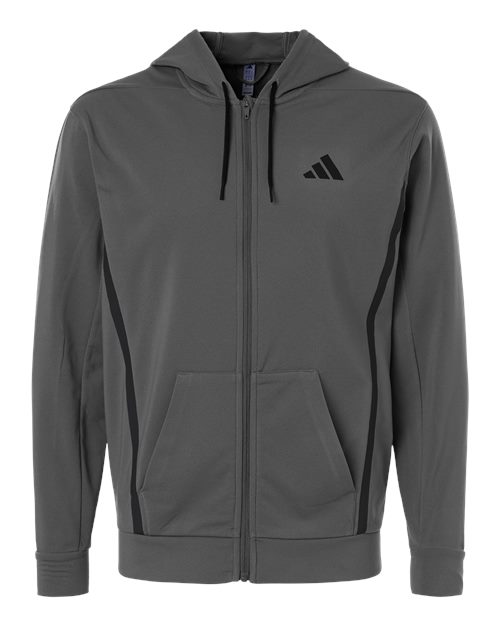 Men's Game & Go Fleece Full-Zip Hooded Sweatshirt - Team Grey Four