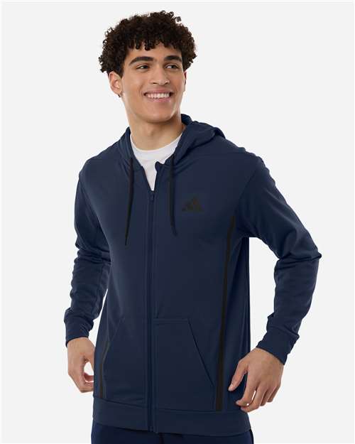 Men's Game & Go Fleece Full-Zip Hooded Sweatshirt - Team Navy Blue