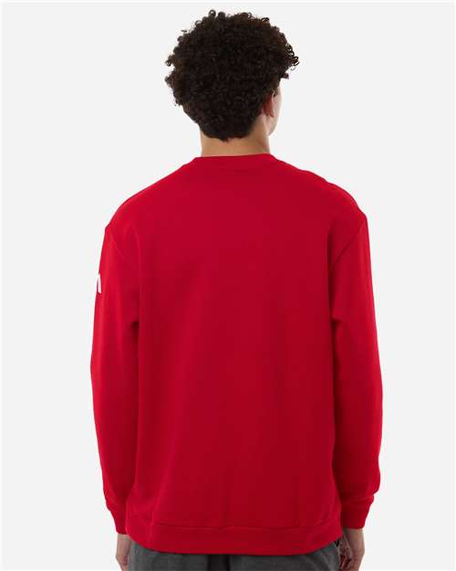 Men's Fleece Crewneck Sweatshirt - Team Power Red
