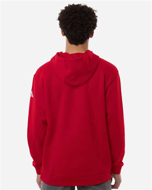 Men's Fleece Hooded Sweatshirt - Team Power Red