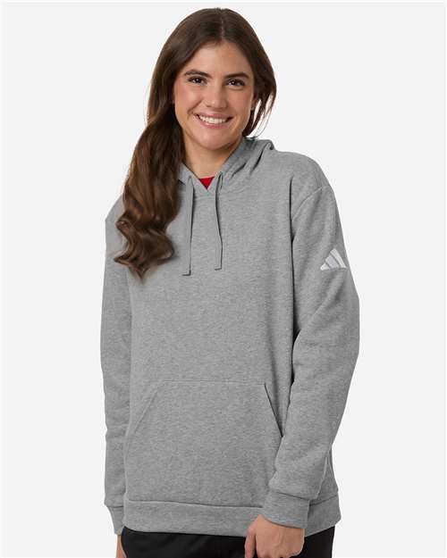 Women's Fleece Hooded Sweatshirt - Medium Grey Heather