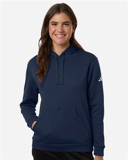 Women's Fleece Hooded Sweatshirt - Team Navy Blue