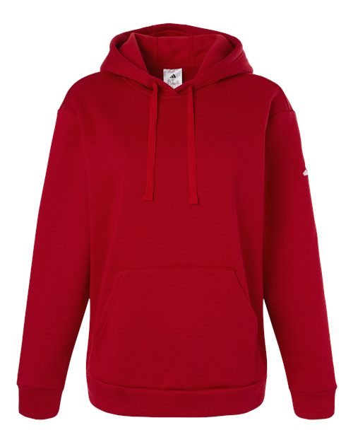 Women's Fleece Hooded Sweatshirt - Team Power Red