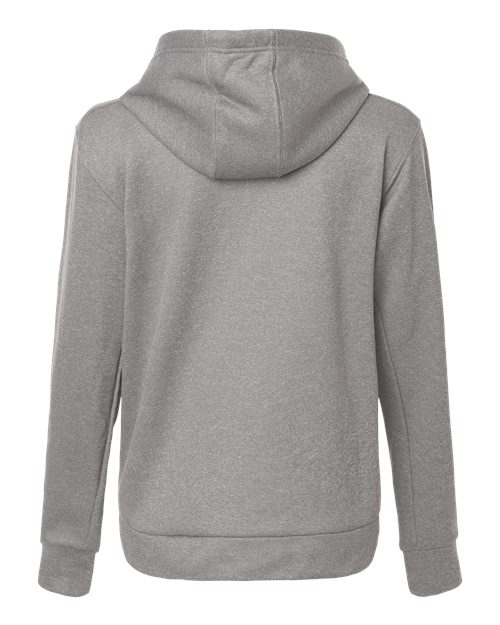 Women's Game & Go Fleece Full-Zip Hooded Sweatshirt - Medium Grey Heather/ Black