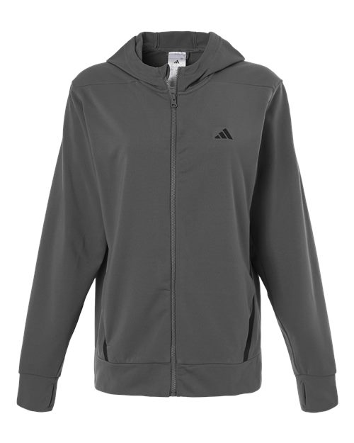 Women's Game & Go Fleece Full-Zip Hooded Sweatshirt - Team Grey Four/ Black