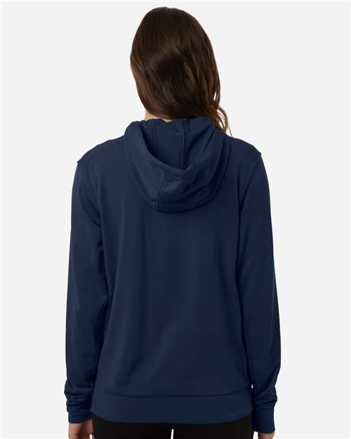 Women's Game & Go Fleece Full-Zip Hooded Sweatshirt - Team Navy Blue/ Black