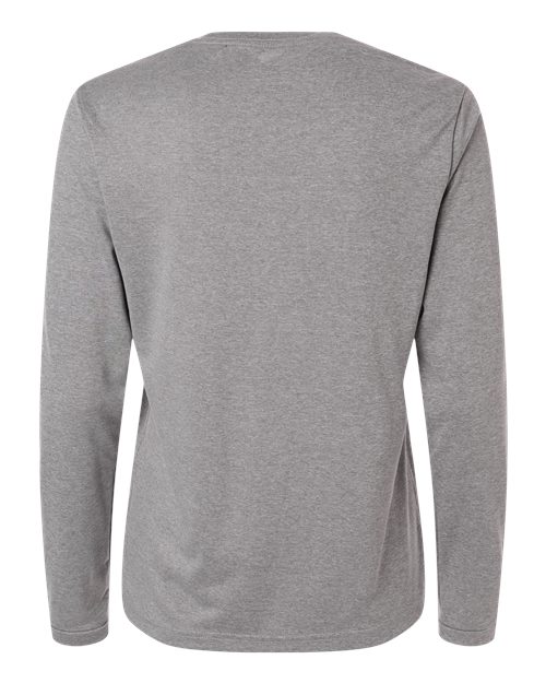 Women's Pregame Long Sleeve T-Shirt - Medium Grey Heather/ Black