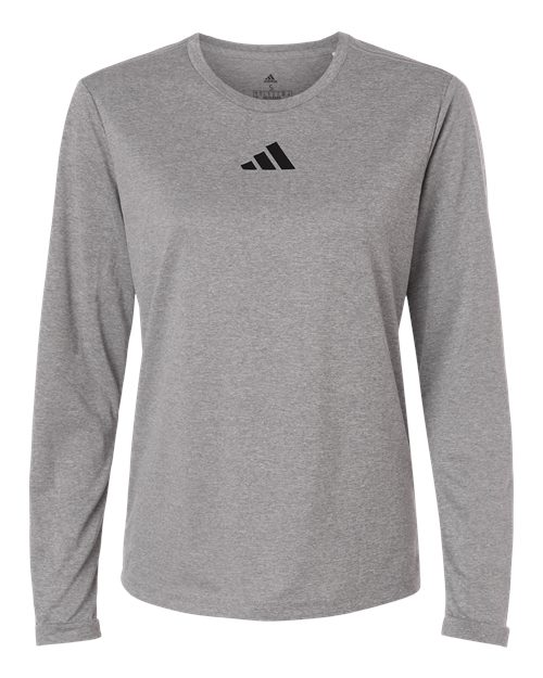 Women's Pregame Long Sleeve T-Shirt - Medium Grey Heather/ Black