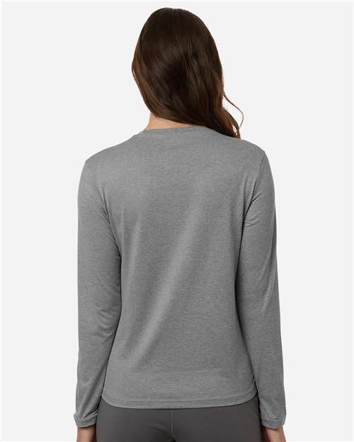 Women's Pregame Long Sleeve T-Shirt - Medium Grey Heather/ Black