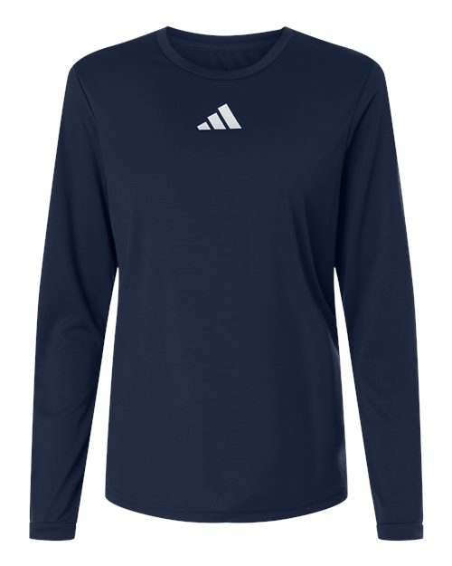Women's Pregame Long Sleeve T-Shirt - Team Navy Blue/ White