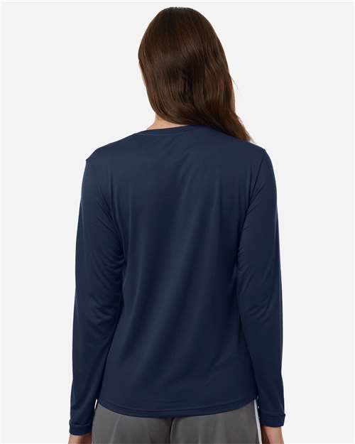 Women's Pregame Long Sleeve T-Shirt - Team Navy Blue/ White