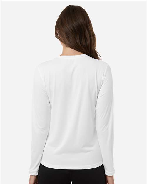 Women's Pregame Long Sleeve T-Shirt - White/ Black